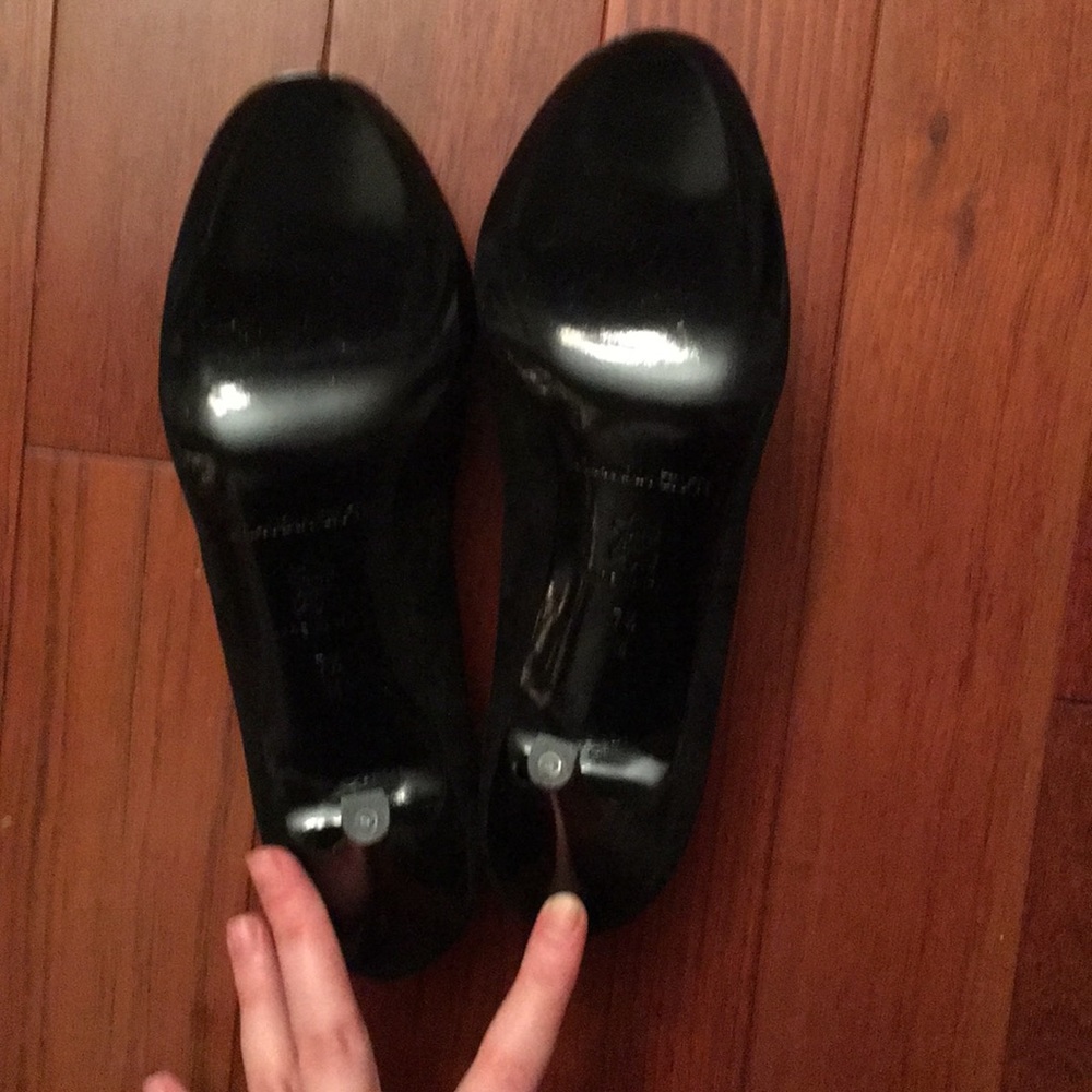 Black suede Claudia Ciuti heels - Picture 3 of 3